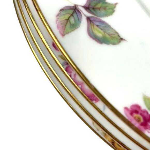 Set of 4 Castleton SUNNYBROOKE Floral Chintz Bone China 10.5" Dinner Plates, USA - Picture 12 of 12